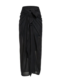 Mocona Sarong - Black Crinkle